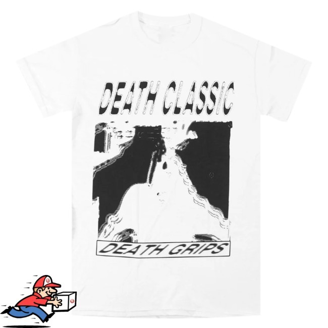 Official Death Grips Merch Death Classic White T-Shirt