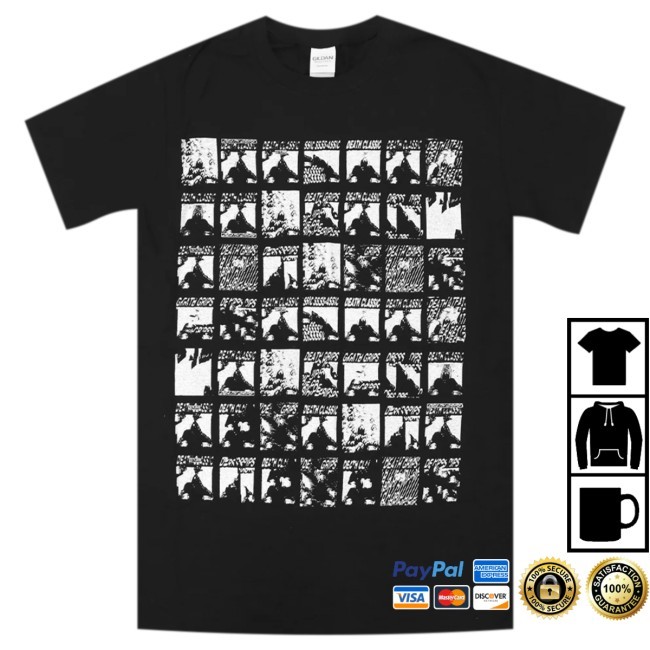Official Death Grips Merch Death Grid Black T-Shirt