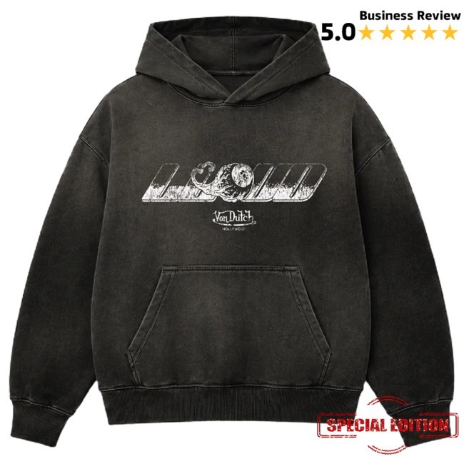 Official Lloud X Von Dutch Hollywood Eyeball Hoodie (Black)