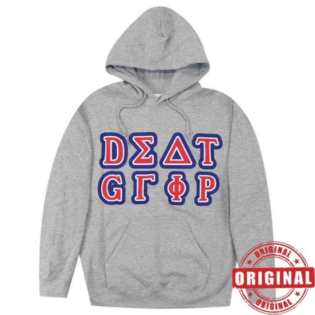 Official Death Grips Merch College Heather Grey Pullover Hoodie