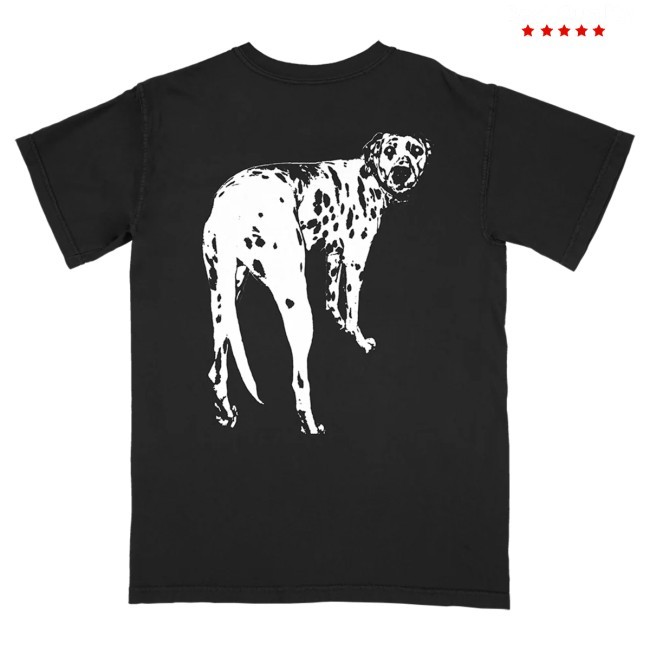Official Death Grips Merch Dalmatian Black T-Shirt